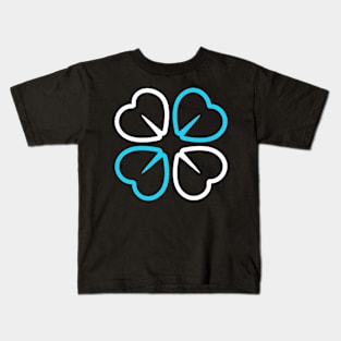 Four-Leafed Clover Icon Kids T-Shirt